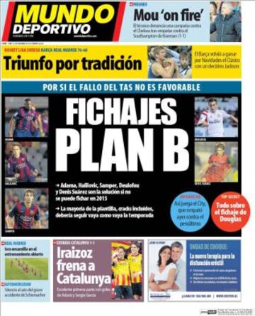 Portadas de la prensa deportiva