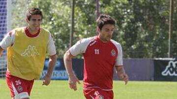 <b>A JUGAR. </b>Jofre podría entrar en el once inicial en la banda izquierda por las rotaciones de Abel.