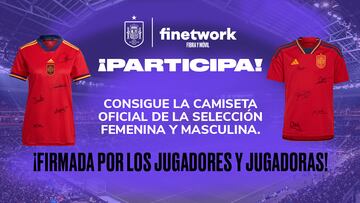 ¿Quieres ganar la Camiseta Oficial de la Selección Española firmada por los jugadores? ¡Participa!