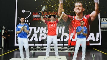 01/06/25 FINAL PELONA VASCA MANOMANISTA JOKIN ALTUNA ROJO IÑAKI ARTOLA AZUL