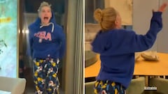 La loca reacción de la novia de Vinicius al penalti de Mánchester: imperdible