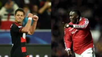 Chicharito y Dwight Yorke maximos anotadores del &aacute;rea de Concacaf en la Champions League.