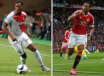 Precio de compra: 5M€ (Mónaco). Precio de venta:60M€. Destino: Manchester United.