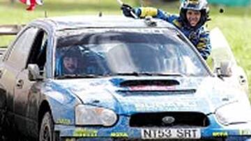 <b>SORPRENDIÓ. </b>Solberg le robó la cartera a Loeb.