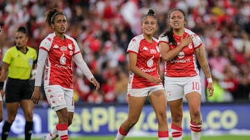 Santa Fe festejó su título de Liga Femenina.