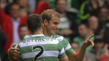 El Celtic ganó al Kilmarnock. Pukki esta vez no marcó.