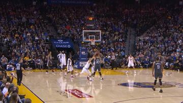 La agónica canasta de Stephen Curry que le dio la victoria a los Golden State Warriors
