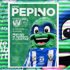 El Leganés pide votar a Pepino: “Marcaje al hombre o libertad”