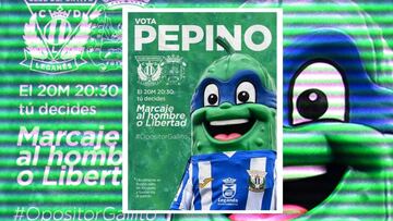 El Leganés pide votar a Pepino: “Marcaje al hombre o libertad”