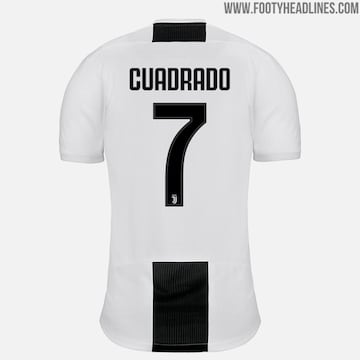 Esta es la camiseta que estrenará Juan Guillermo Cuadrado el próximo sábado ante Hellas Verona por el cierre de la Serie A 2017/18