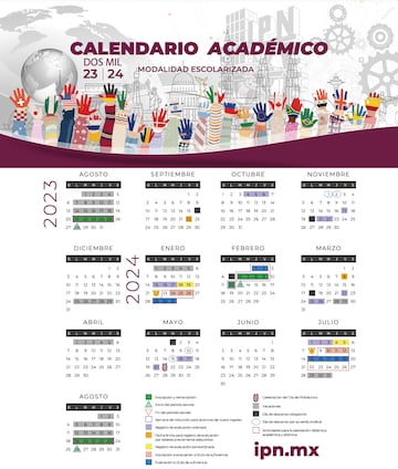 Calendario IPN 2023/2024: fechas, vacaciones y días festivos