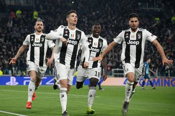 3-0. Cristiano Ronaldo celebró el tercer gol.