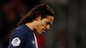 Soccer Football - Ligue 1 - Brest v Paris St Germain - Stade Francis-Le Ble, Brest, France - November 9, 2019 Paris St Germain's Edinson Cavani REUTERS/Stephane Mahe