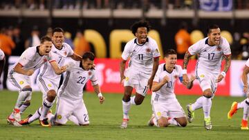 Antecedentes de Selección Colombia en cuartos de final de la Copa América.