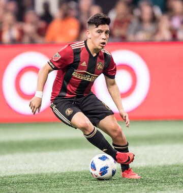 El fichaje más caro en la historia de la MLS. Llegó del fútbol argentino para el arranque de la temporada 2018 para formar a una delantera temible: Josef Martínez y Miguel Almirón.