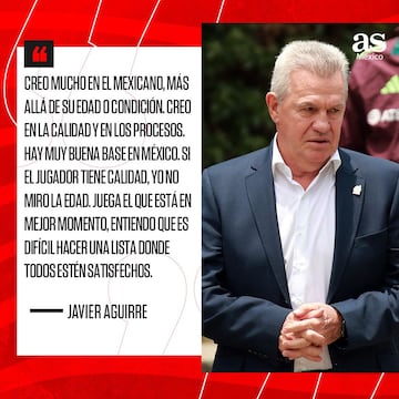 Las mejores frases de la presentación de Javier Aguirre