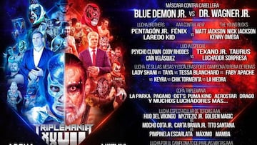 Triplemanía 27 en vivo: Blue Demon Jr vs Dr Wagner Jr