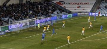 1-0. Sarabia marcó el prrimer gol.