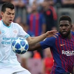 Chucky Lozano y Erick Gutiérrez debutan en fase de grupos de Champions League