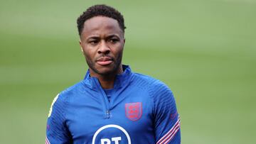 Raheem Sterling, con Inglaterra.