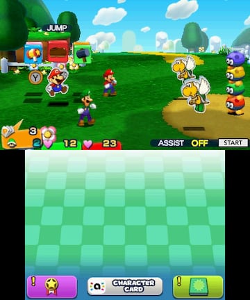 Captura de pantalla - Mario &amp; Luigi: Paper Jam Bros. (3DS)