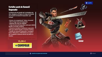 Un vistazo al contenido del Pack de Samur&aacute;i Saqueador