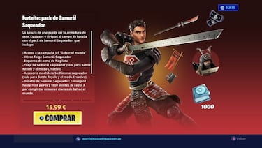 Fortnite: skin Samurái Saqueador ya disponible; precio y contenidos