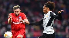 Héctor Herrera con poca acción en el Atlético de Madrid
