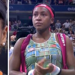 Es tal el respeto que se tienen que Osaka y Gauff lloraron: la secuencia completa emociona