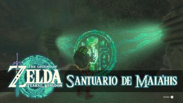 the legend of zelda tears of the kingdom nintendo switch guia santuario maia'his