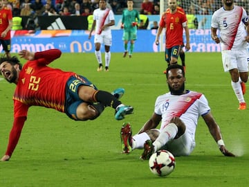 11/11/17 PARTIDO AMISTOSO 
 SELECCION ESPA&Ntilde;OLA ESPA&Ntilde;A - COSTA RICA 
 LESION ENTRADA PATADA ISCO