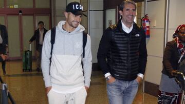 Vitolo está en Madrid: "Quiero recuperarme lo antes posible"