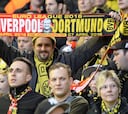 Los aficionados de Liverpool y Dortmund, los mejores