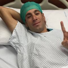 Nibali, operado con éxito: se le retiró una placa de la clavícula