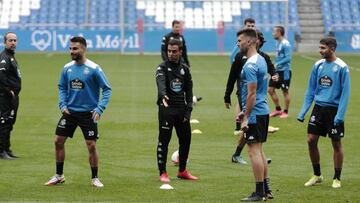 Borja Jiménez no está preocupado por la mala racha del Deportivo.