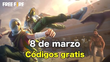 Free Fire | Códigos de hoy sábado 8 de marzo de 2025: recompensas gratis
