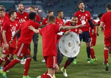 Bayern clinch record 26th Bundesliga title - in pictures