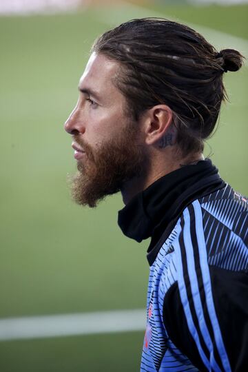 Así ha cambiado el look de Sergio Ramos en el Real Madrid