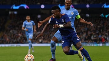 Vinicius se fue de Fernando y marcó un golazo que supuso el 3-2 en el Etihad.