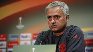 Mourinho, entrenador del Manchester United.