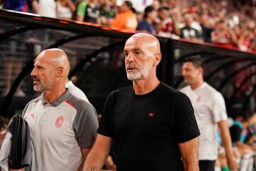 Stefano Pioli, entrenador del AC Milan.