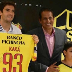 Kaká jugará un partido amistoso con el Barcelona de Ecuador