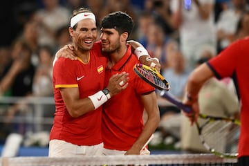 Rafa Nadal se despide de los Juegos Olímpicos tras caer en el dobles con Carlos Alcaraz frente a Rajeev Ram y Austin Krajicek.