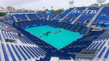 Las gradas del Barcelona Open Banc Sabadell podrían verse vacías.