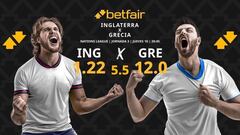 Inglaterra vs. Grecia: horario, dónde ver, pronósticos y clasificación