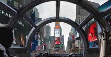 La vista cockpit desde el Halcón en Google Street View