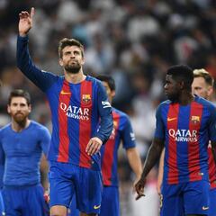 Piqué: "Están acostumbrados a arbitrajes muy permisivos"