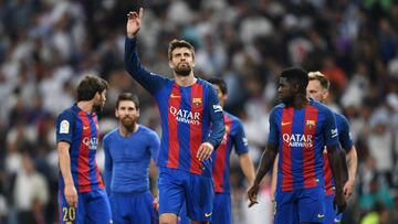 Piqué: "Están acostumbrados a arbitrajes muy permisivos"