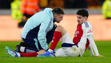 A knee injury to Kai Haverz, still pending a medical report, forces the Gunners to strengthen their attacking line.