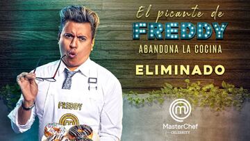 Freddy Beltr&aacute;n, noveno eliminado de Masterchef Celebrity. Conozca las reacciones ante la salida del comediante del programa de cocina de RCN.